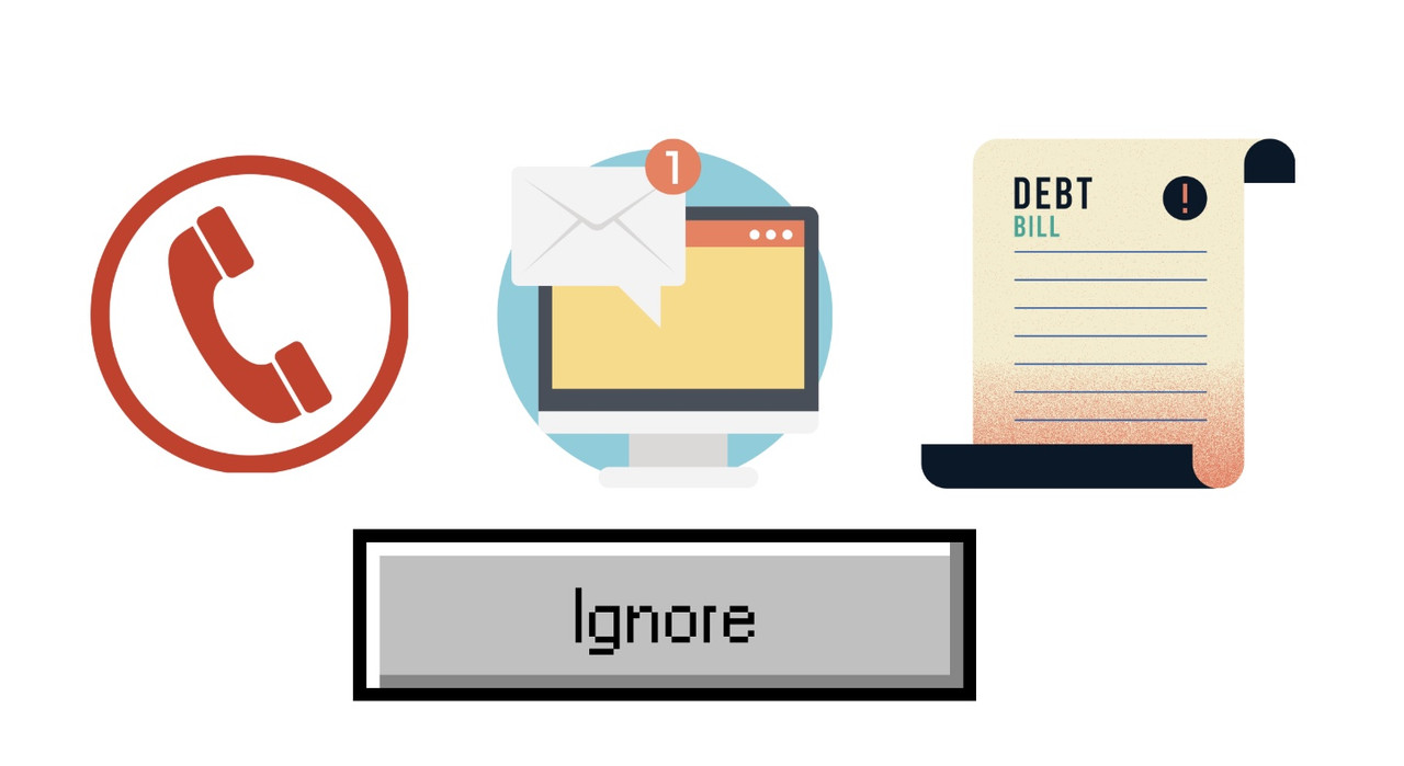 ignore debt collection